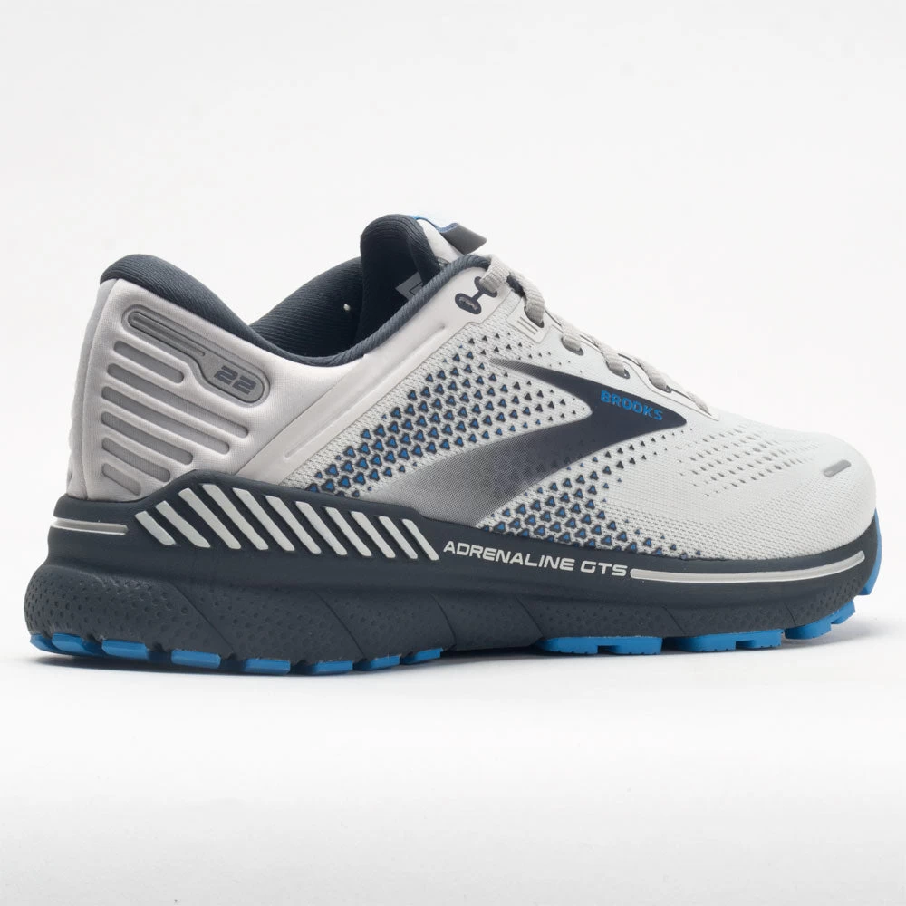 Brooks Adrenaline GTS 22 Men's Oyster/India Ink/Blue 8 Brooks Adrenaline GTS 22 Men's Oyster/India Ink/Blue - Image 6