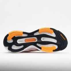 Adidas Solar Glide 5 Women's White/Silver Metallic/Light Flash Orange -Running Shoes Store 047547 4