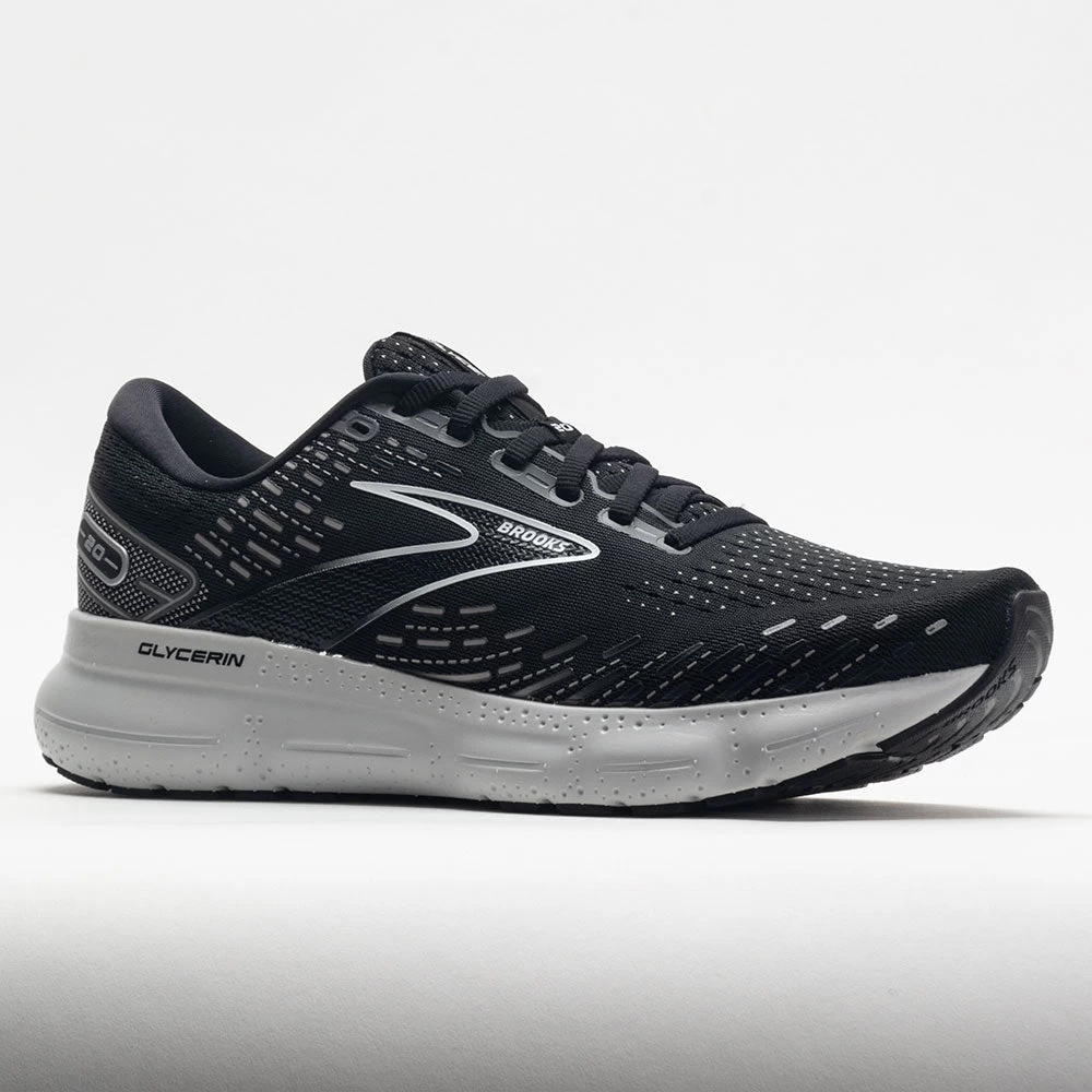 Brooks Glycerin 20 Men's Black/White/Alloy 7 Brooks Glycerin 20 Men's Black/White/Alloy - Image 5