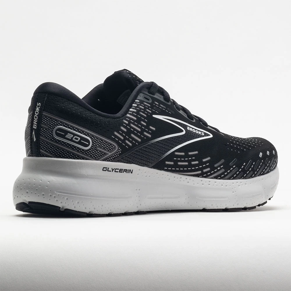 Brooks Glycerin 20 Men's Black/White/Alloy 8 Brooks Glycerin 20 Men's Black/White/Alloy - Image 6