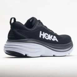 HOKA Bondi 8 Men's Black/White -Running Shoes Store 048480 6