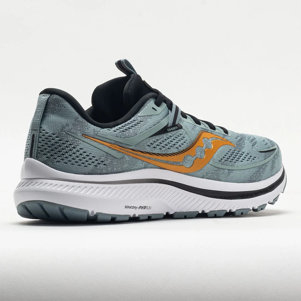 Saucony Omni 21 Men's Slate/Black 8 Saucony Omni 21 Men's Slate/Black - Image 6