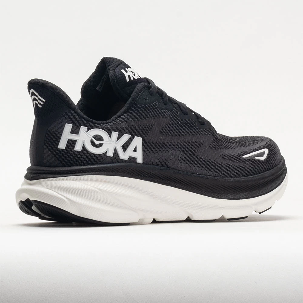 HOKA Clifton 9 Women's Black/White 8 HOKA Clifton 9 Women's Black/White - Image 6