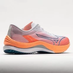 Mizuno Wave Rebellion Flash Men's White/Silver -Running Shoes Store 049703 6