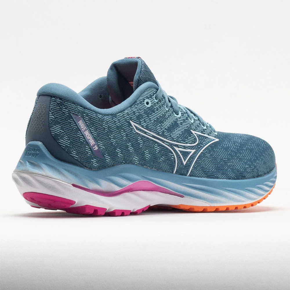 Mizuno Wave Inspire 19 Women's Provincial Blue/White 8 Mizuno Wave Inspire 19 Women's Provincial Blue/White - Image 6