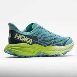 HOKA Speedgoat 5 Women's Coastal Shade/Green Glow -Running Shoes Store 049967 6