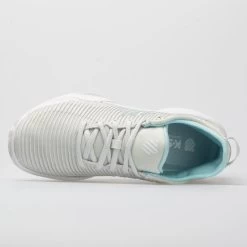 K-Swiss Hypercourt Supreme Women's Barely Blue/White/Blue Glow -Running Shoes Store 115638 2
