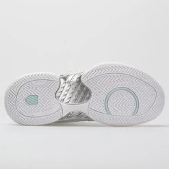 K-Swiss Hypercourt Supreme Women's Barely Blue/White/Blue Glow -Running Shoes Store 115638 4