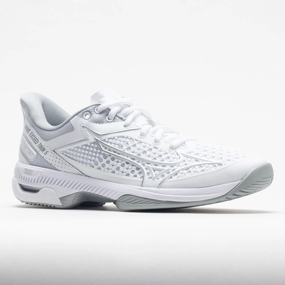 Mizuno Wave Exceed Tour 5 AC Women's White/Silver 7 Mizuno Wave Exceed Tour 5 AC Women's White/Silver - Image 5