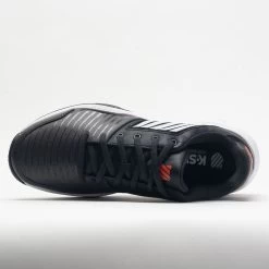 K-Swiss Court Express Men's Jet Black/White/Spicy Orange -Running Shoes Store 116677 2