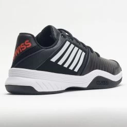 K-Swiss Court Express Men's Jet Black/White/Spicy Orange -Running Shoes Store 116677 6