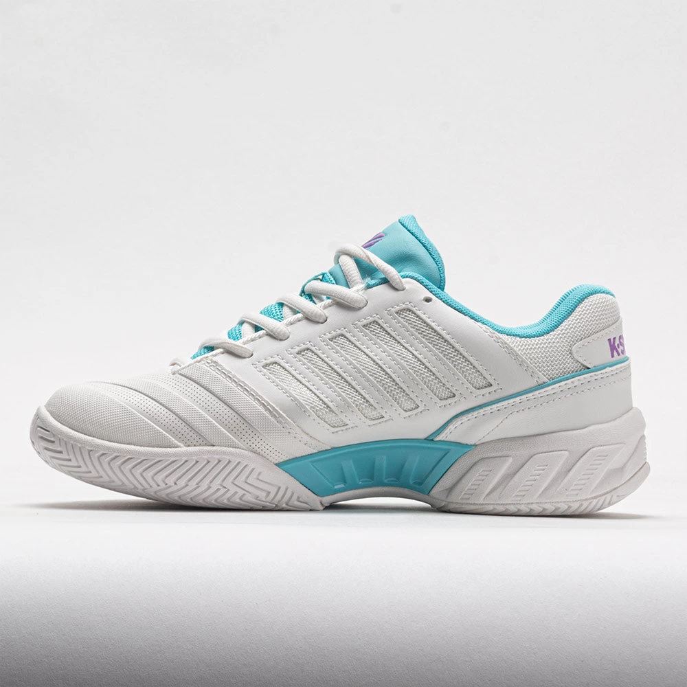 K-Swiss Bigshot Light 4 Women's Brilliant WhiteAngel Blue/Sheer Lilac 4 K-Swiss Bigshot Light 4 Women's Brilliant WhiteAngel Blue/Sheer Lilac - Image 2