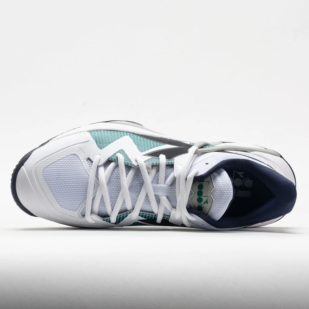 Diadora B.Icon 2 AG Men's White/Black/Blue Corsair 5 Diadora B.Icon 2 AG Men's White/Black/Blue Corsair - Image 3