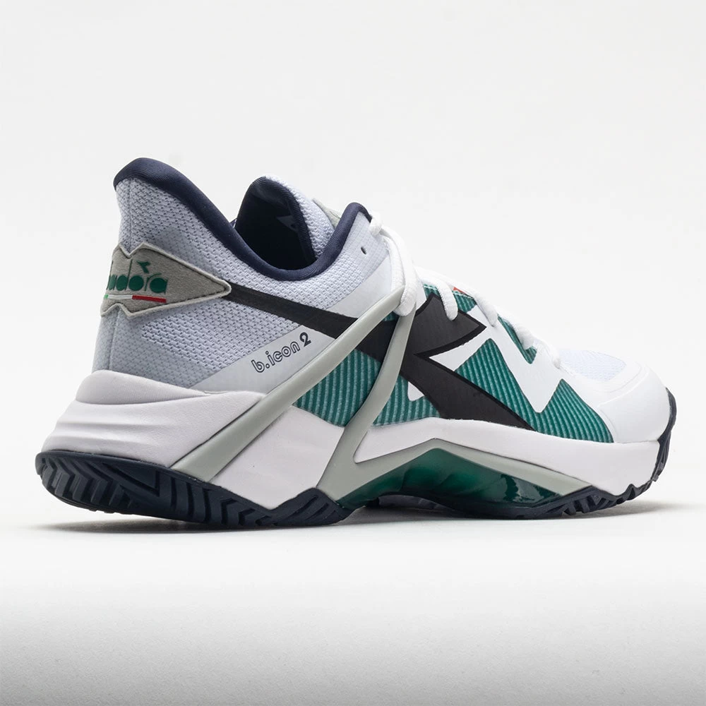 Diadora B.Icon 2 AG Men's White/Black/Blue Corsair 8 Diadora B.Icon 2 AG Men's White/Black/Blue Corsair - Image 6