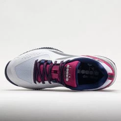 Diadora Blushield Torneo 2 Clay Women's White/Blueprint/Pink Yarrow 10 Diadora Blushield Torneo 2 Clay Women's White/Blueprint/Pink Yarrow -Running Shoes Store 117022 2