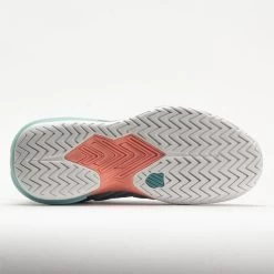 K-Swiss Ultrashot 3 Women's Blanc De Blanc/Mile Blue/Desert Flower -Running Shoes Store 117133 4