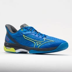 Mizuno Wave Exceed Tour AC 5 Men's Peace Blue/Acid Lime -Running Shoes Store 117139 5