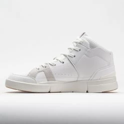 On Running On The Roger Clubhouse Mid Men's White/Sand -Running Shoes Store 117230 1