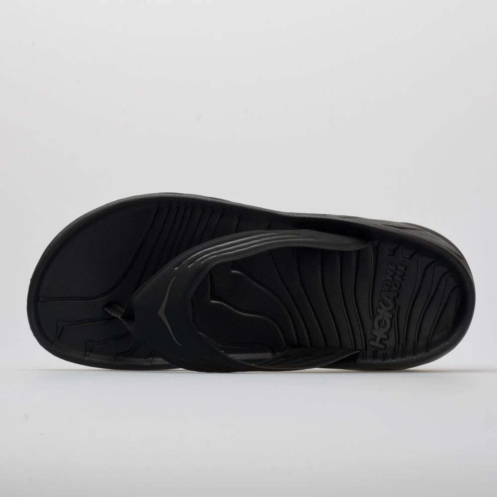 Hoka One One Ora Recovery Flip Men's Black/Dark Gull Gray 4 Hoka One One Ora Recovery Flip Men's Black/Dark Gull Gray - Image 2