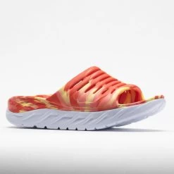 HOKA Ora Recovery Slide Swirl Unisex Yellow Pear/Fiesta -Running Shoes Store 570558 5