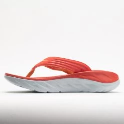 Hoka One One Ora Recovery Flip Men's Fiesta/Amber Yellow -Running Shoes Store 570590 1