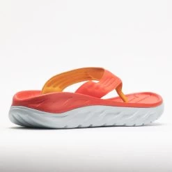 Hoka One One Ora Recovery Flip Men's Fiesta/Amber Yellow -Running Shoes Store 570590 6