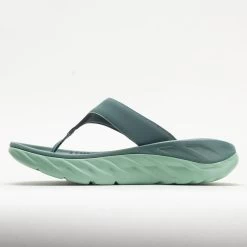 HOKA Ora Recovery Flip Women's Trellis/Mist Green -Running Shoes Store 570601 1