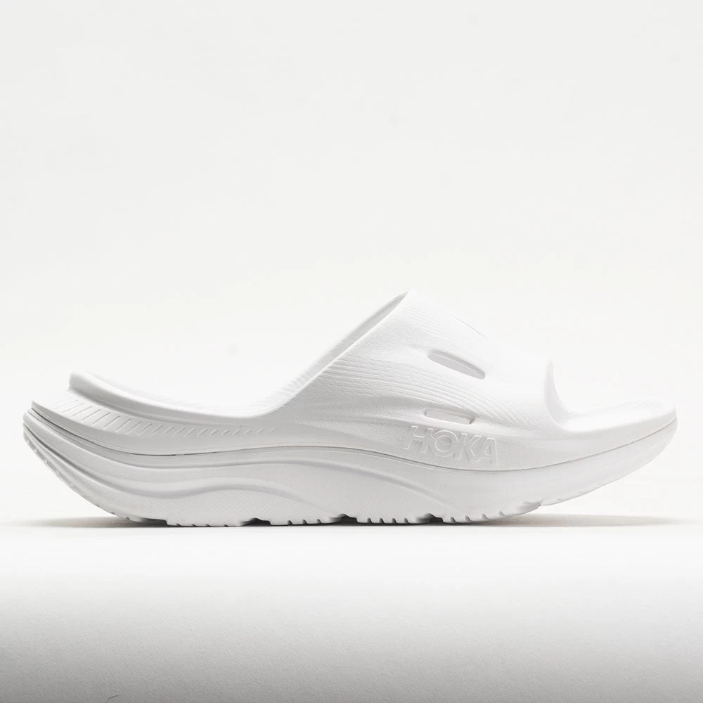 HOKA Ora Recovery Slide 3 Unisex White/White 3 HOKA Ora Recovery Slide 3 Unisex White/White