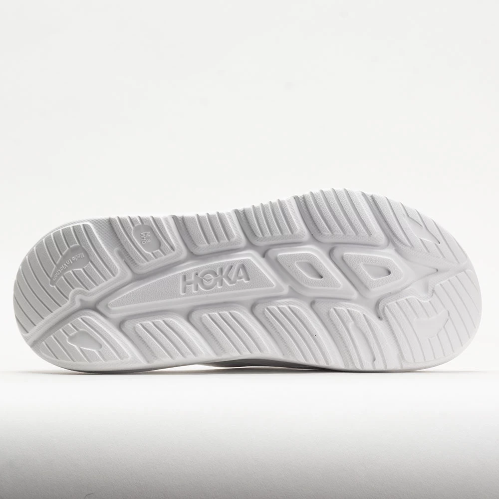 HOKA Ora Recovery Slide 3 Unisex White/White 6 HOKA Ora Recovery Slide 3 Unisex White/White - Image 4