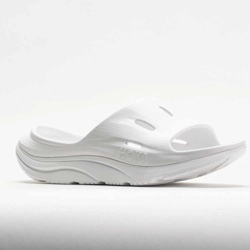 HOKA Ora Recovery Slide 3 Unisex White/White 7 HOKA Ora Recovery Slide 3 Unisex White/White - Image 5