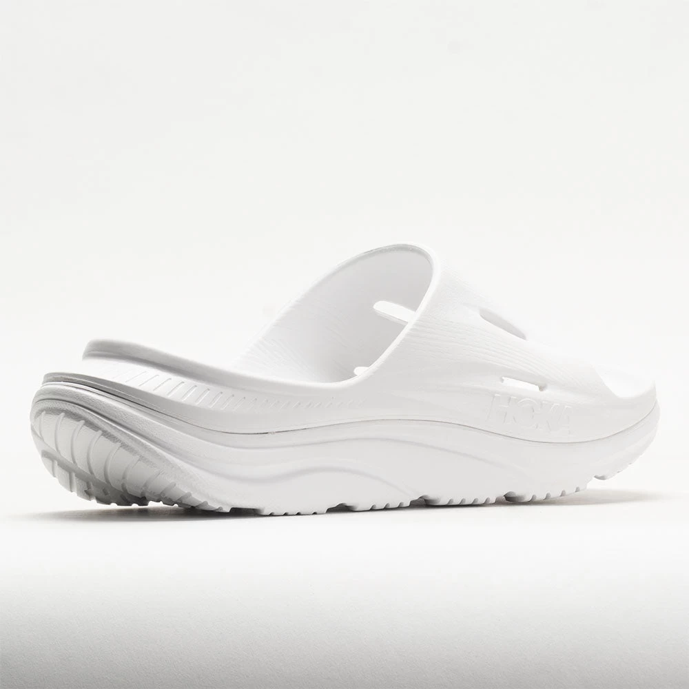 HOKA Ora Recovery Slide 3 Unisex White/White 8 HOKA Ora Recovery Slide 3 Unisex White/White - Image 6