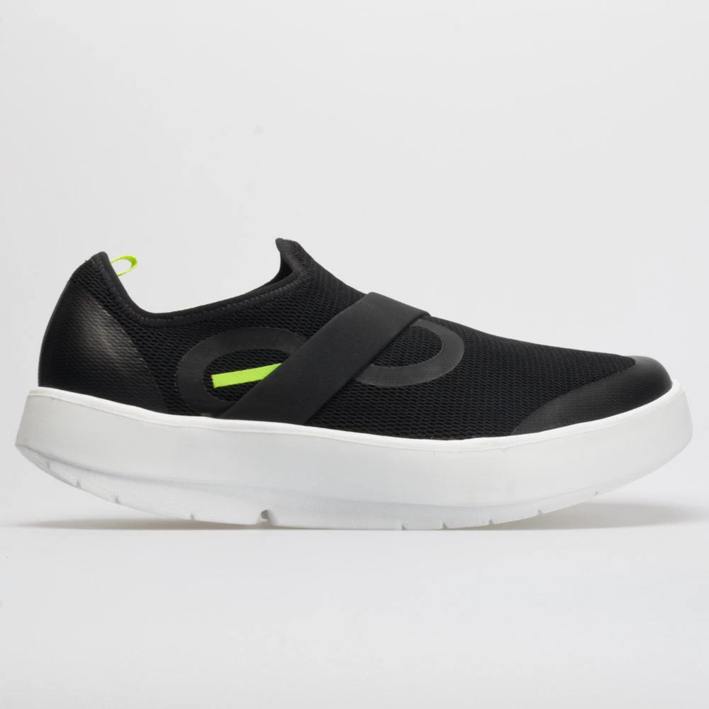 OOFOS OOmg Low Men's Black/White 3 OOFOS OOmg Low Men's Black/White