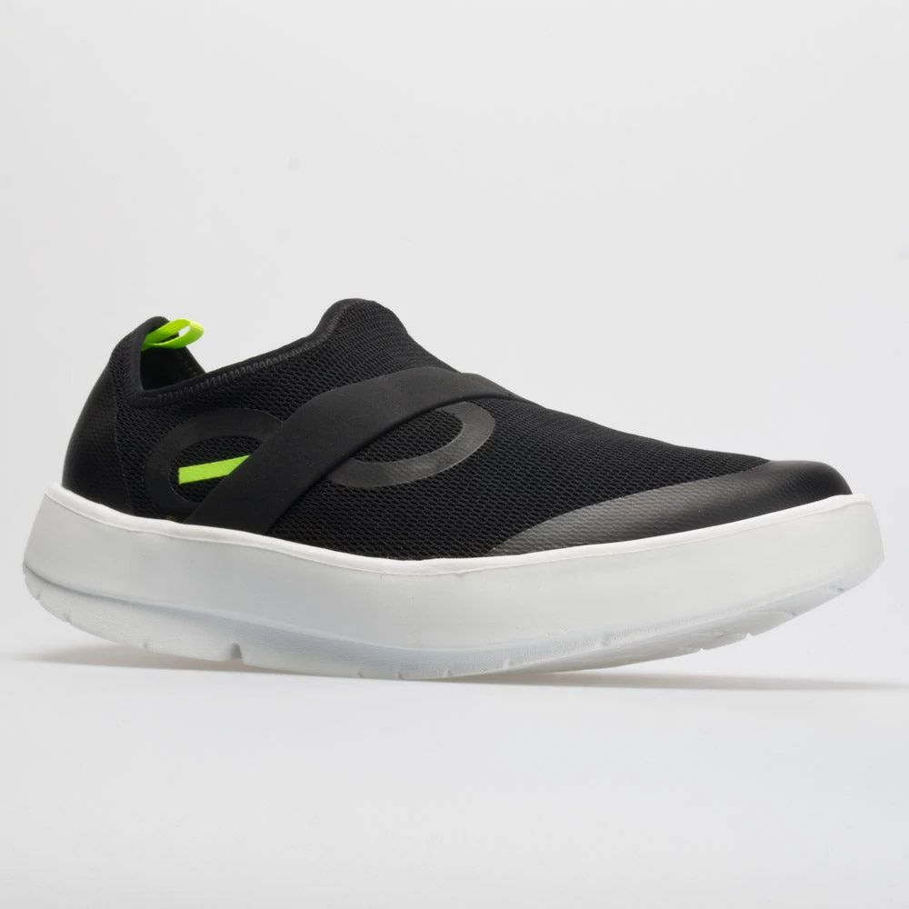 OOFOS OOmg Low Men's Black/White 8 OOFOS OOmg Low Men's Black/White - Image 6