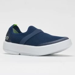 OOFOS OOmg Low Women's White/Navy -Running Shoes Store 631140 5