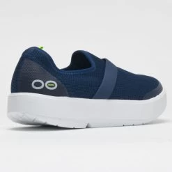 OOFOS OOmg Low Women's White/Navy -Running Shoes Store 631140 6