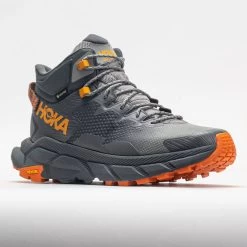HOKA Trail Code GTX Men's Castlerock/Persimmon Orange -Running Shoes Store 631237 5