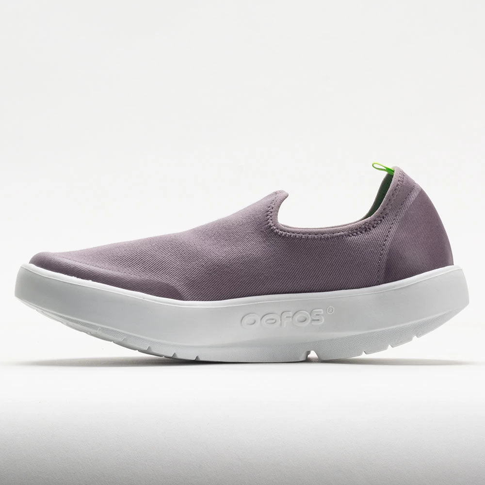 OOFOS OOmg EeZee Women's White/Mauve 4 OOFOS OOmg EeZee Women's White/Mauve - Image 2
