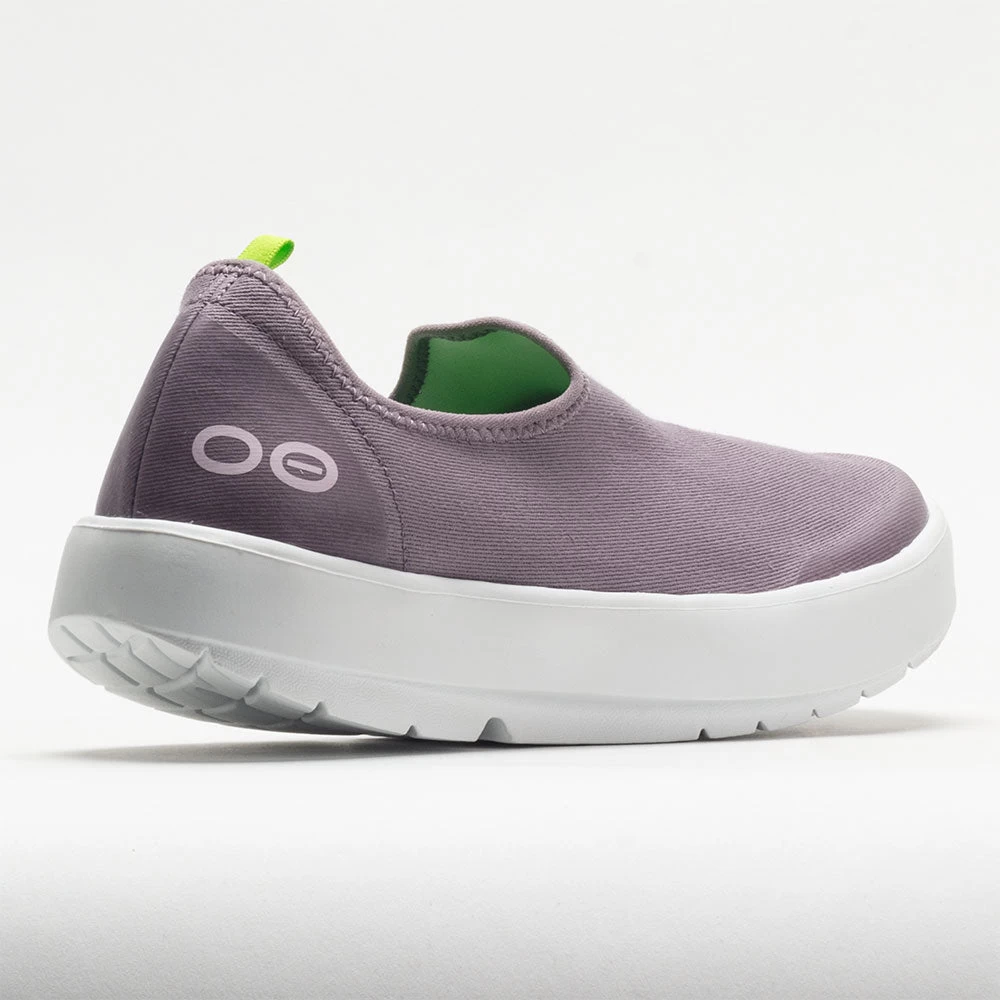 OOFOS OOmg EeZee Women's White/Mauve 8 OOFOS OOmg EeZee Women's White/Mauve - Image 6